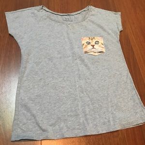 Cat Pocket Tee